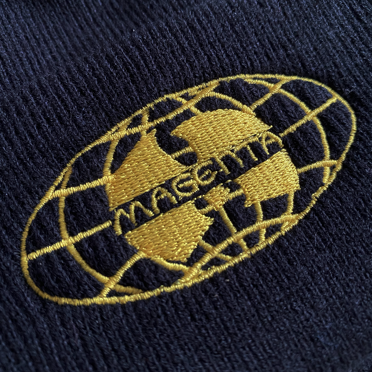 Magenta Shaolin Beanie Black