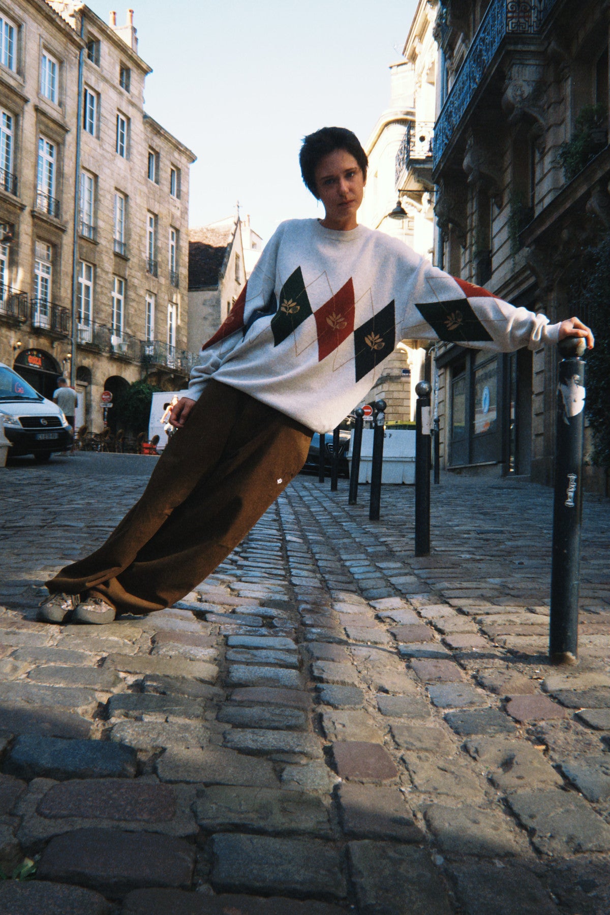 Magenta Academy Knit Crewneck Natural