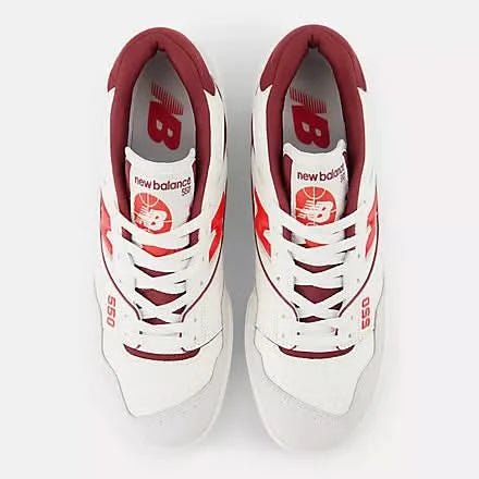 New Balance Men’s 550 – Sea Salt / True Red - Gallery Streetwear