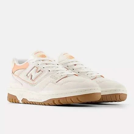 New Balance Women’s 550 – Sea Salt / Peach Nectar - Gallery Streetwear
