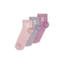 On. | Logo Socks Mid 3P Mauve/Lavendula - Gallery Streetwear