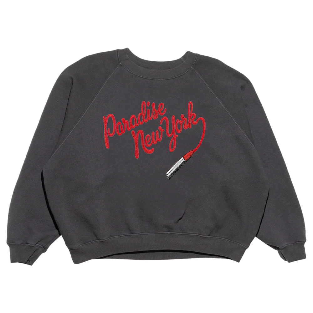 Paradise NYC Paradise Dolls Embroidered Crewneck Black
