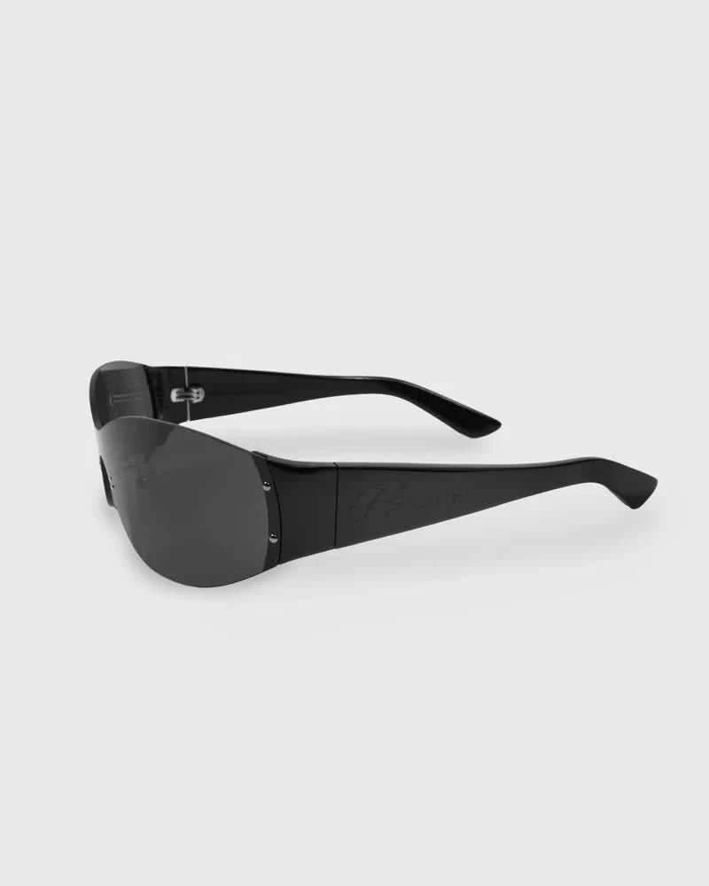 Pleasures Bona Wrap Sunglasses – Black - Gallery Streetwear
