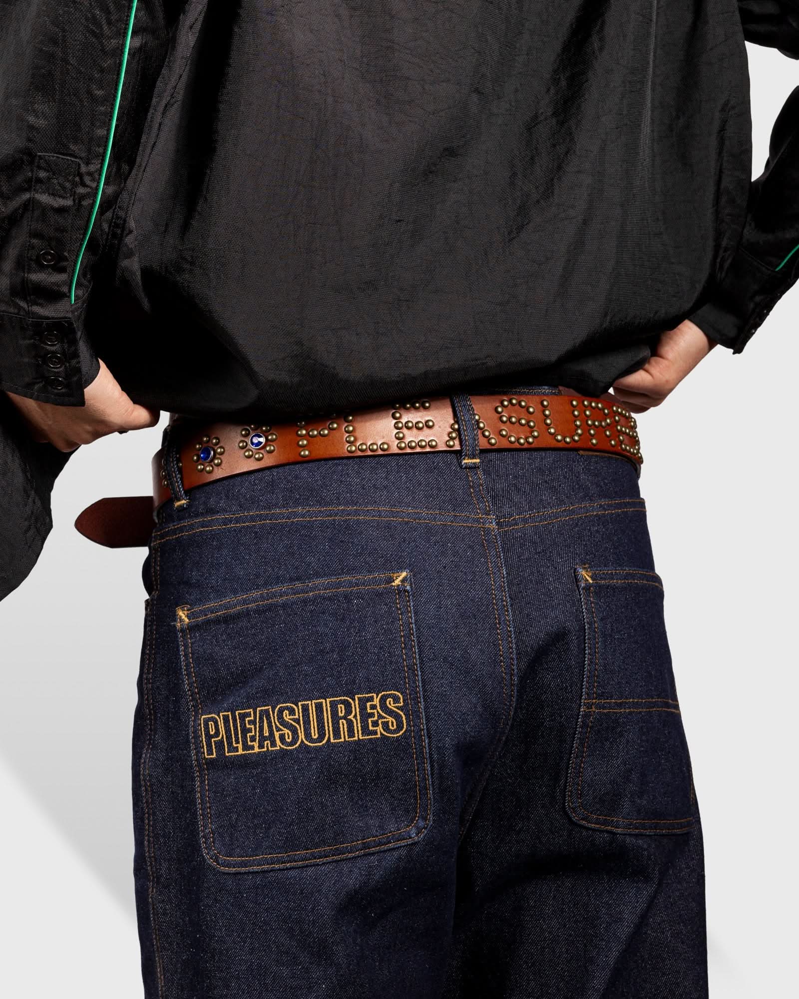Pleasures Studded Belt - Gallery Streetwear
