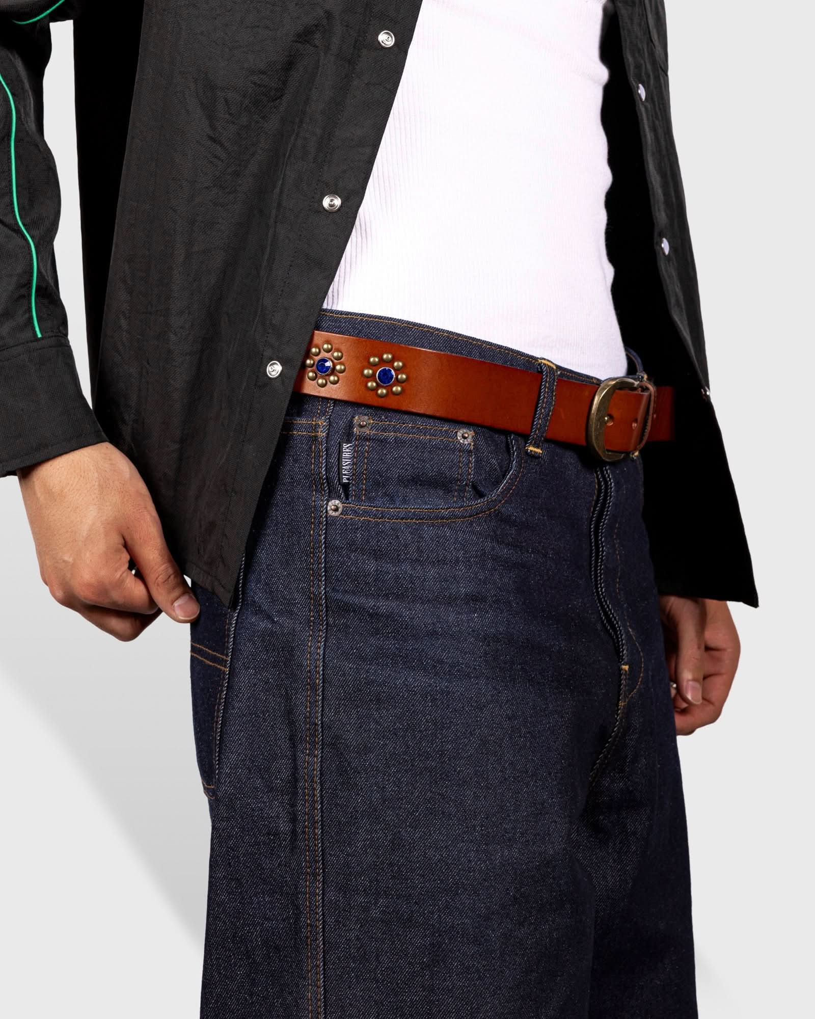 Pleasures Studded Belt - Gallery Streetwear