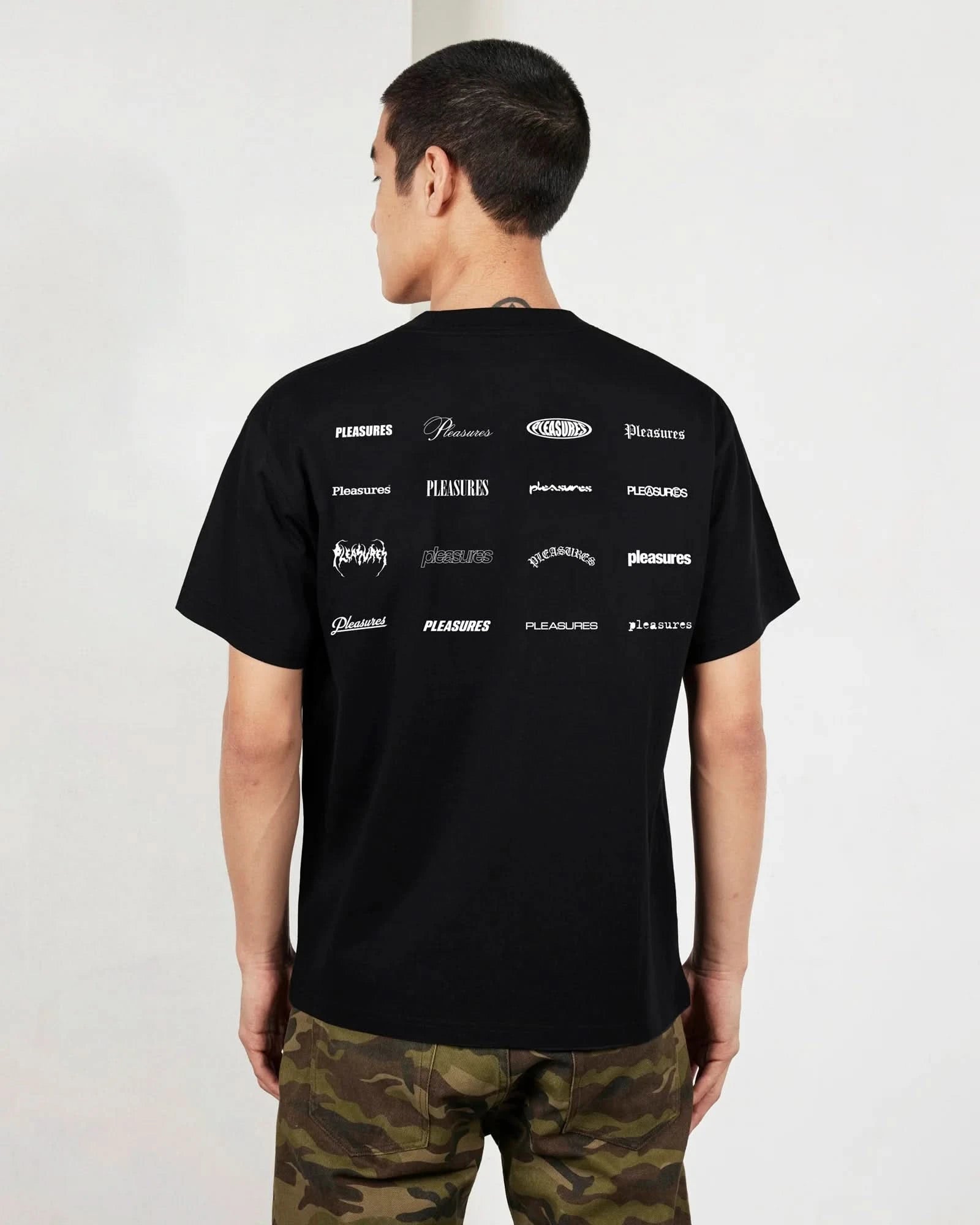 Pleasures Wordmark T-shirt - Black - Gallery Streetwear