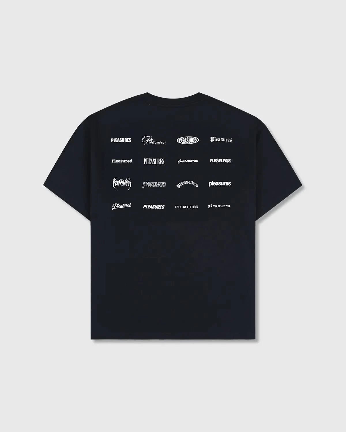 Pleasures Wordmark T-shirt - Black - Gallery Streetwear
