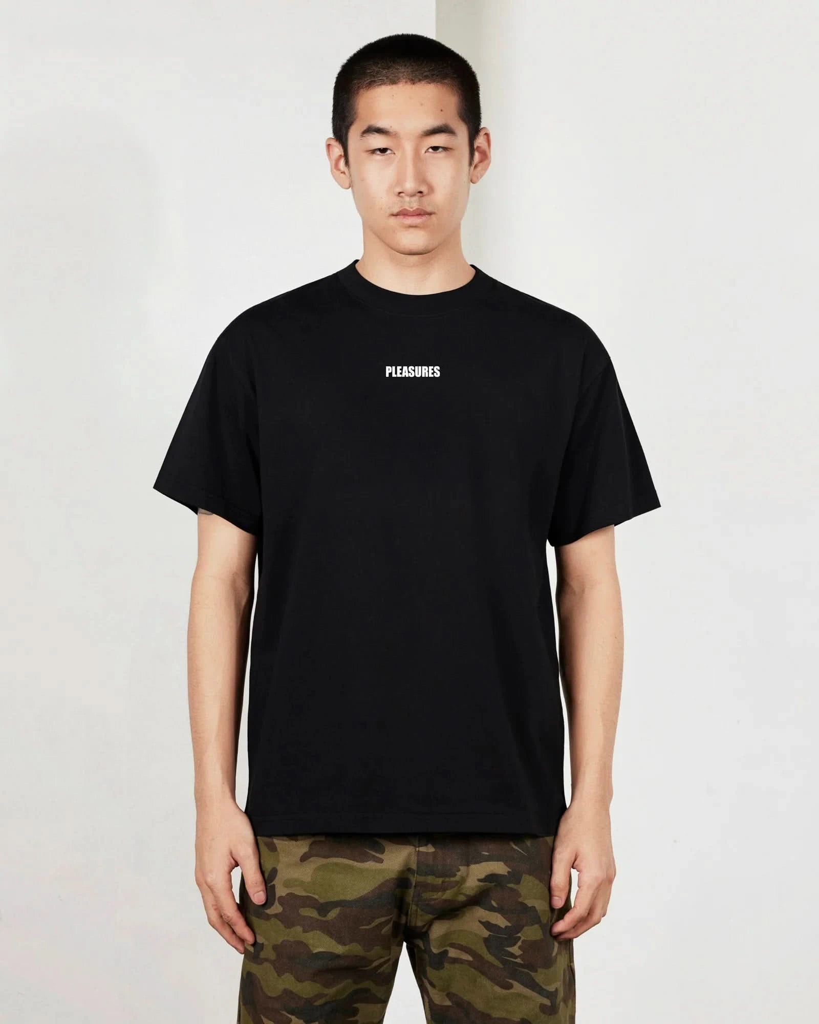 Pleasures Wordmark T-shirt - Black - Gallery Streetwear