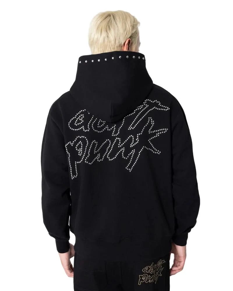 Pleasures x Daft Punk | Lucky Studded Hoodie - Gallery Streetwear
