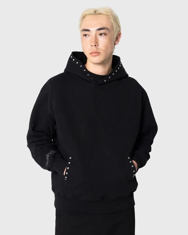 Pleasures x Daft Punk | Lucky Studded Hoodie - Gallery Streetwear