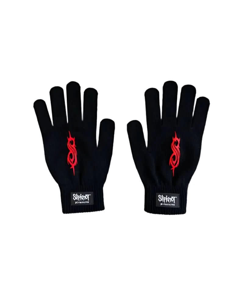 PLEASURES x Slipknot Cult Knit Gloves – Black Winter Gloves Canada Exclusive - Gallery Streetwear