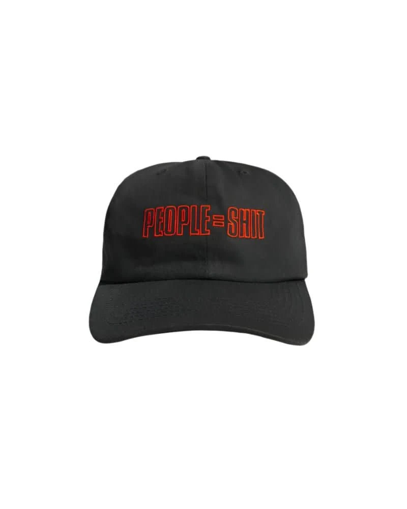PLEASURES x Slipknot People Snapback Hat – Black Cotton Adjustable Cap for Music & Streetwear Fans - Gallery Streetwear