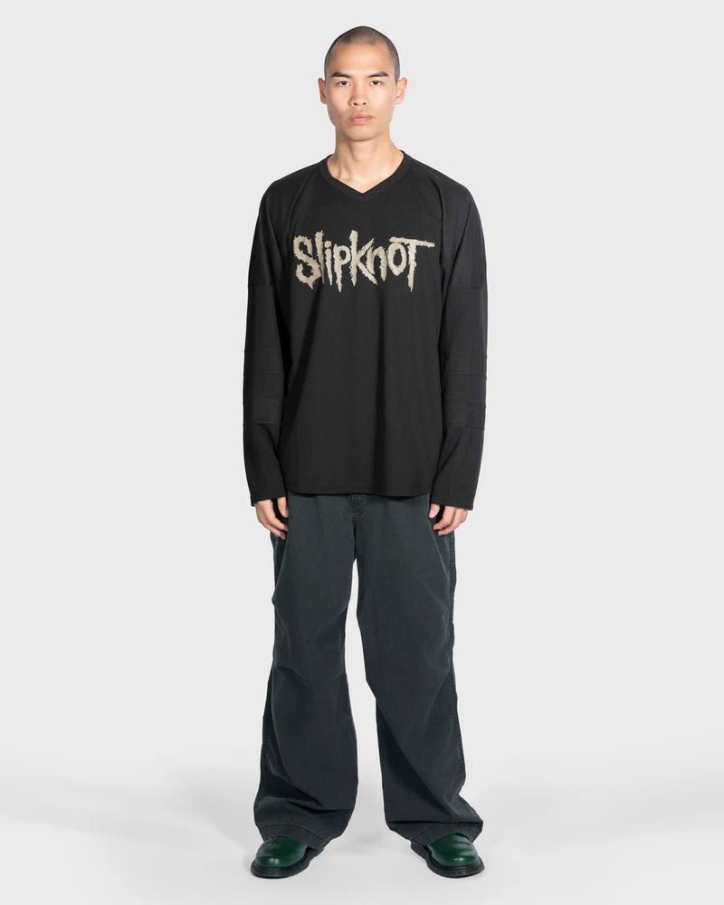 PLEASURES x Slipknot X - Ray Hockey Jersey – Black Mesh Metal Streetwear Jersey - Gallery Streetwear