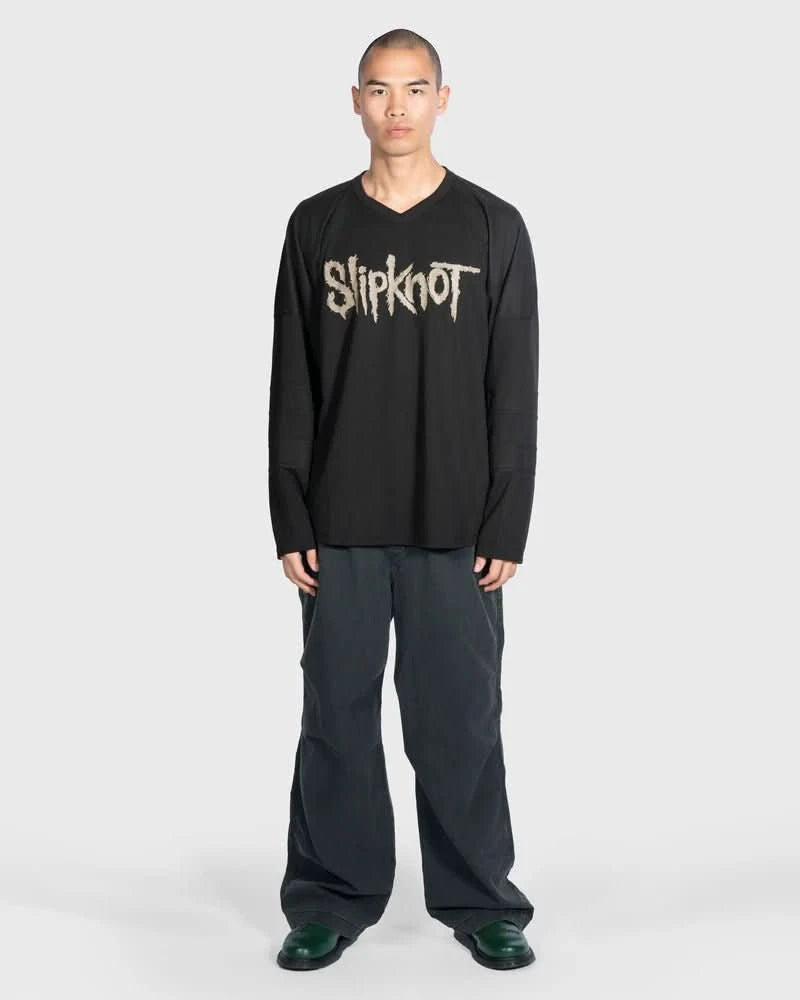 PLEASURES x Slipknot X - Ray Hockey Jersey – Black Mesh Metal Streetwear Jersey - Gallery Streetwear