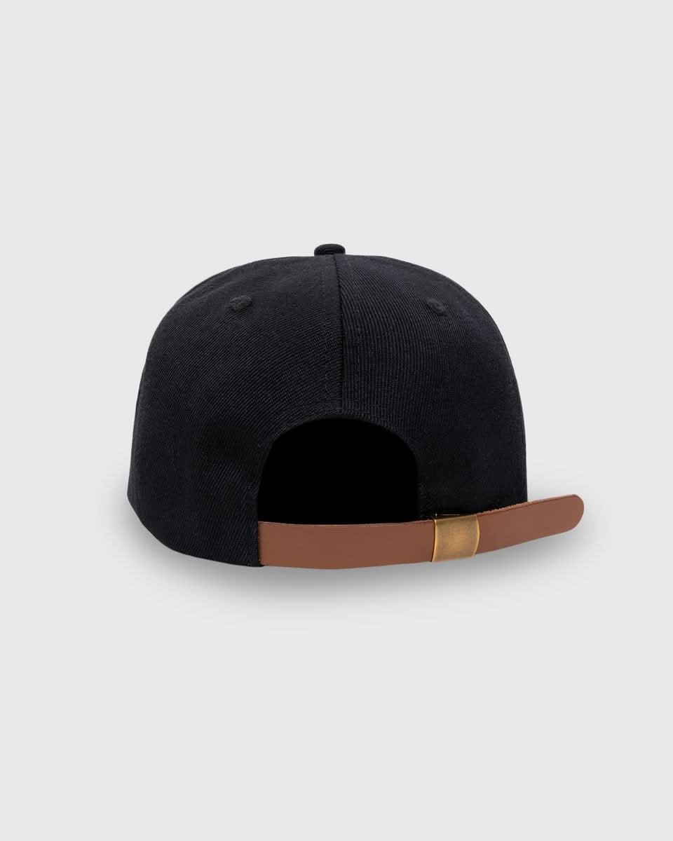Pleasures Zine Strapback Hat - Black - Gallery Streetwear