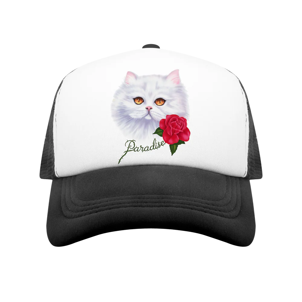 Paradise NYC PURRADISE Trucker Hat Black