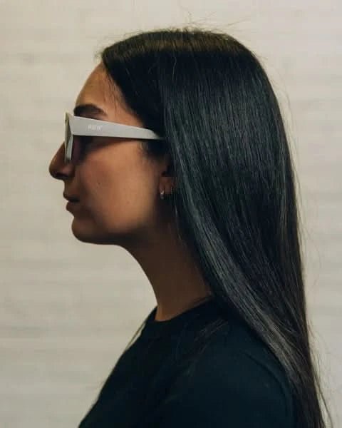 Raised By Wolves Model V Sunglasses Cement - Gallery Streetwear