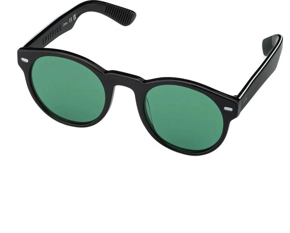 Spitfire Cut Ninety Five – Black & Green Acetate Sunglasses - Gallery Streetwear