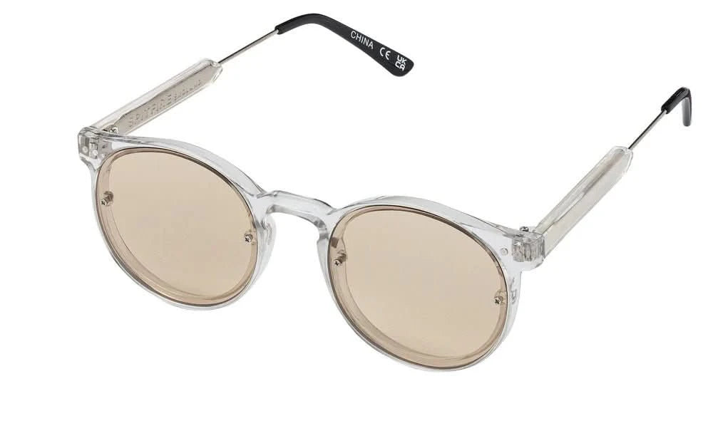 Spitfire Post Punk – Clear & Tan Flat Lens Sunglasses - Gallery Streetwear