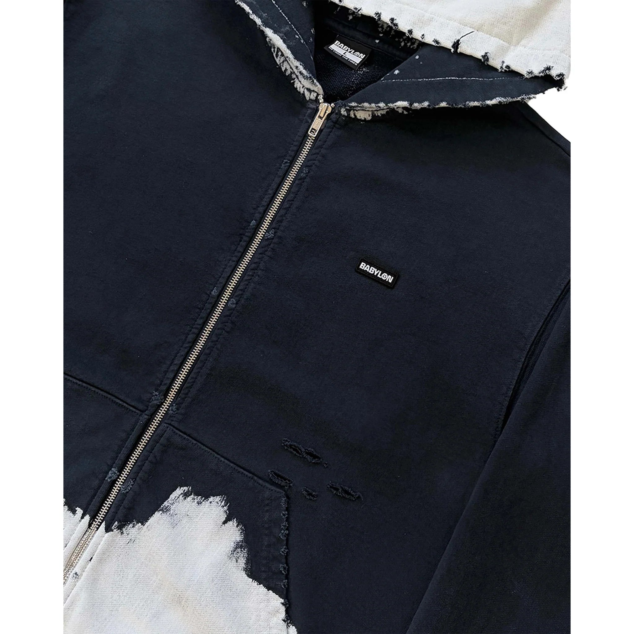Babylon LA Patch Zip Up Hoodie