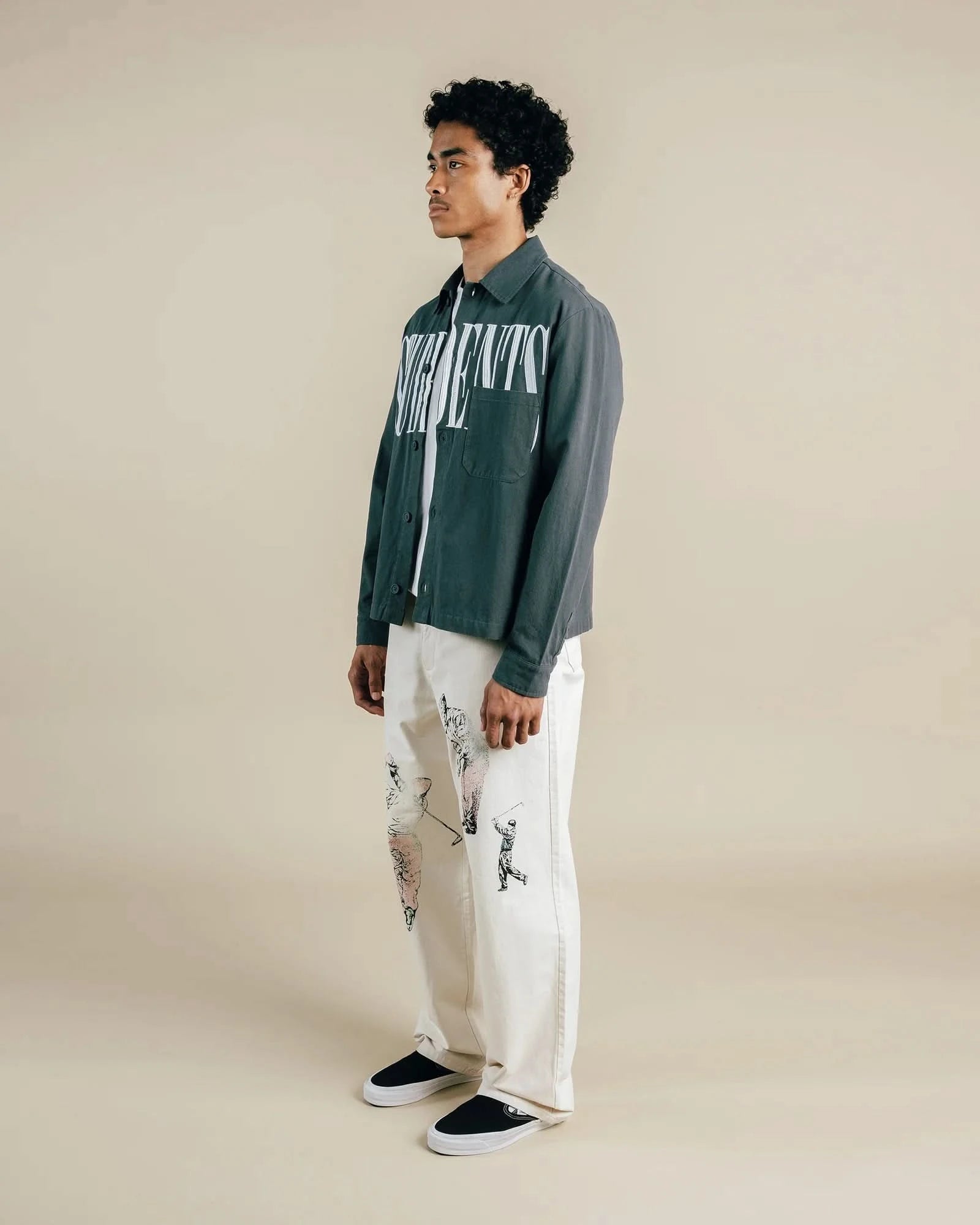 Students Golf Garrick Chore Jacket - Navy - Gallery Streetwear