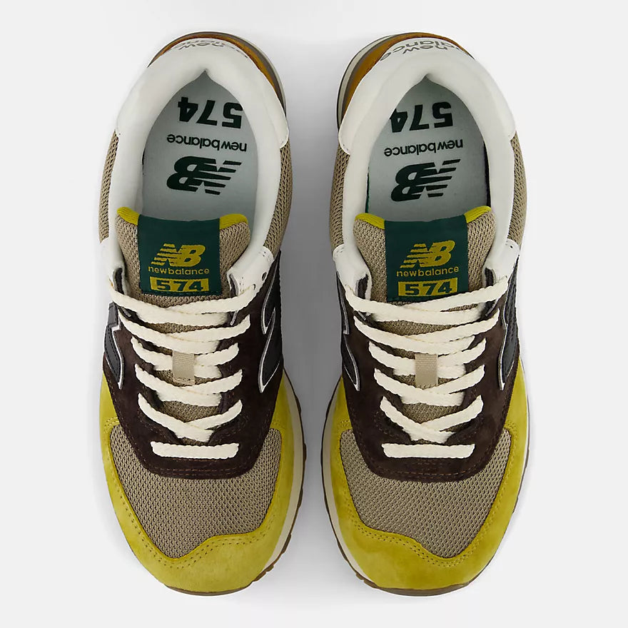 New Balance 574 Black Coffee/Breakfast Tea Men's Shoes