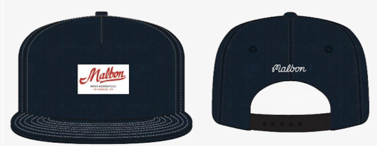 Malbon Golf Benchmark Snapback – Blueberry