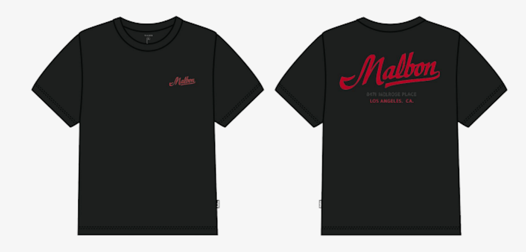 Malbon Golf Bermuda Benchmark Tee – Black