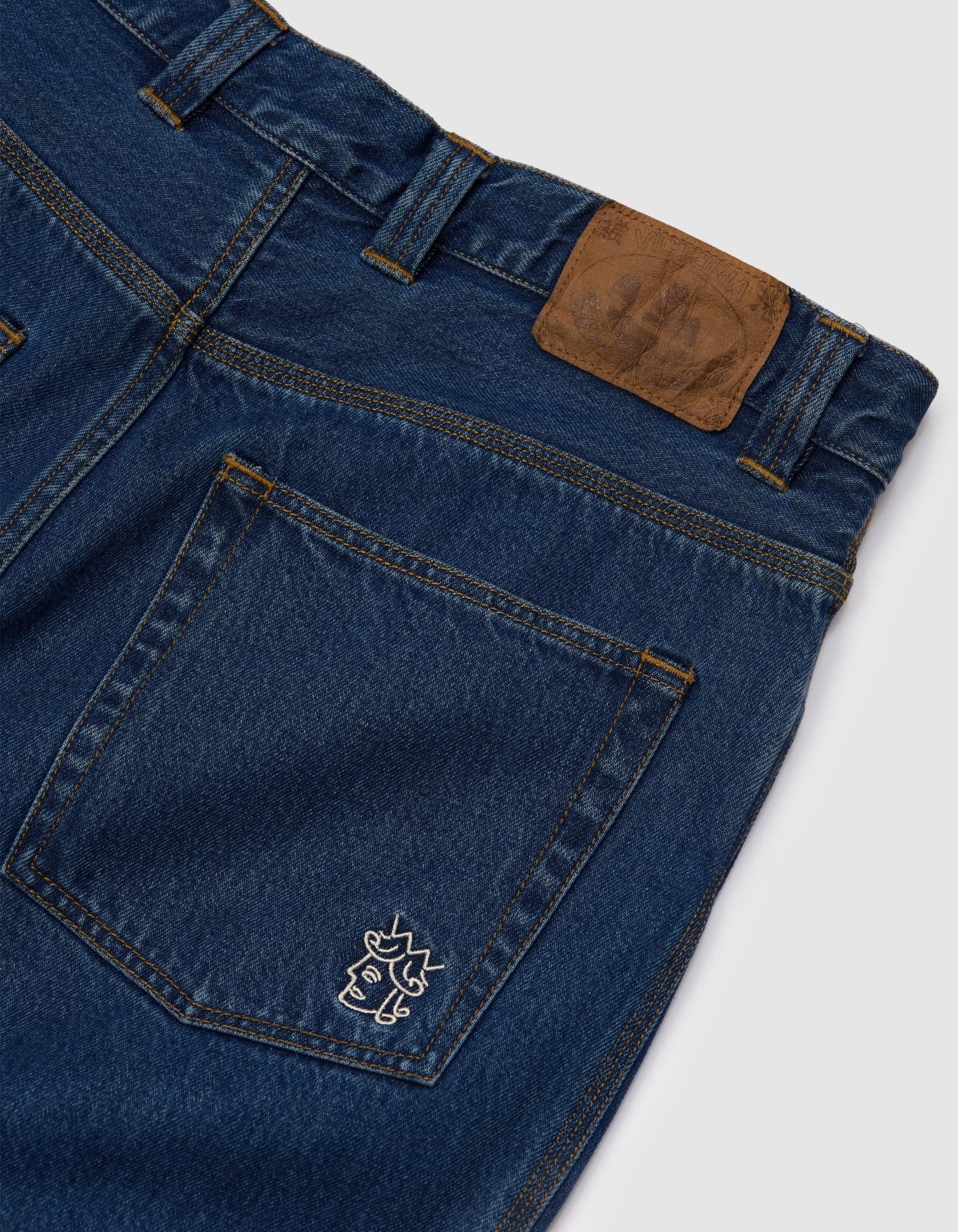 Victoria HK QH 5 Pocket Denim Pant - Stone Washed - Gallery Streetwear