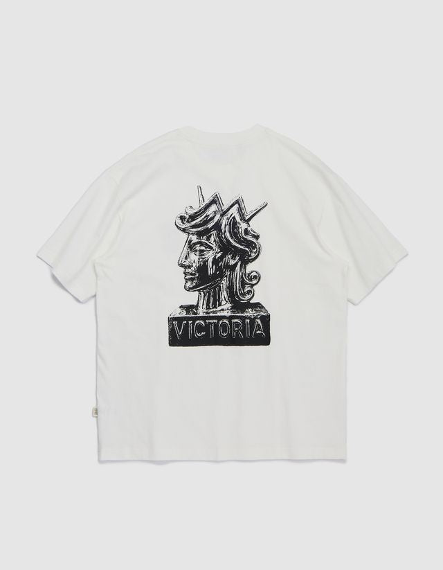 Victoria HK QH Statue Tee - White - Gallery Streetwear