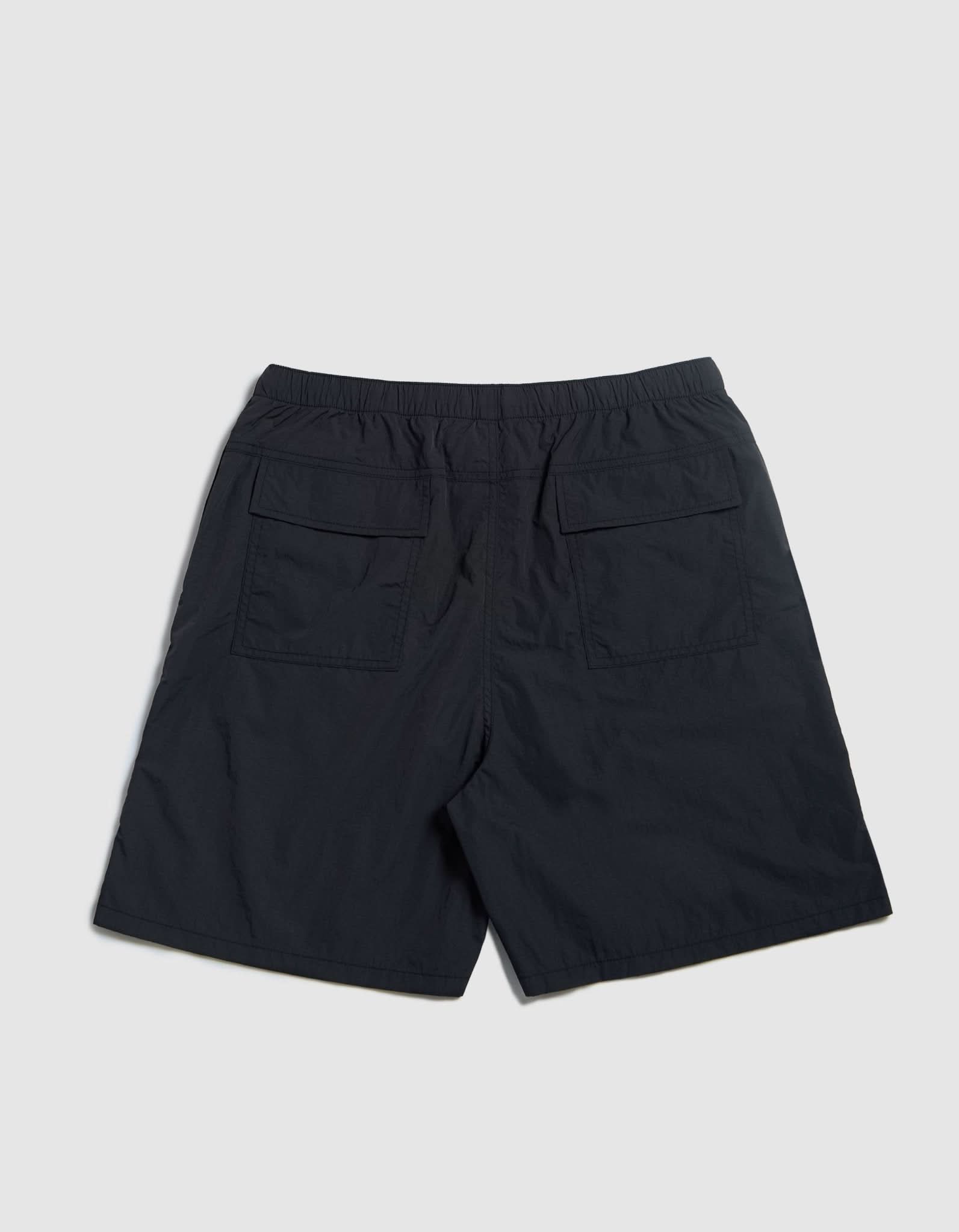 Victoria HK Queen Head Water Shorts – Black Skate Nylon Shorts - Gallery Streetwear
