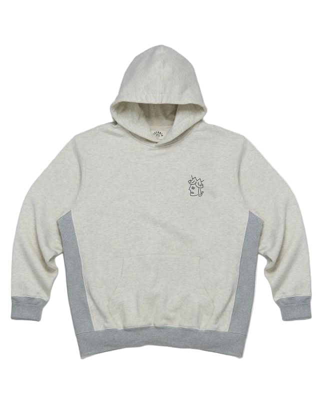 Victoria HK QueenHead Hoodie – Two - Tone Grey - Gallery Streetwear