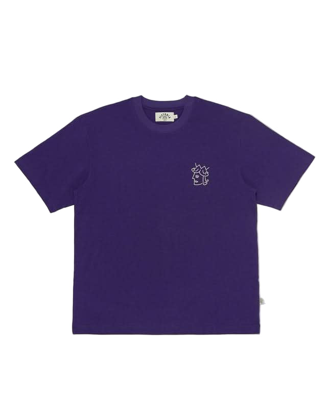Victoria HK QueenHead Logo Tee – Purple - Gallery Streetwear