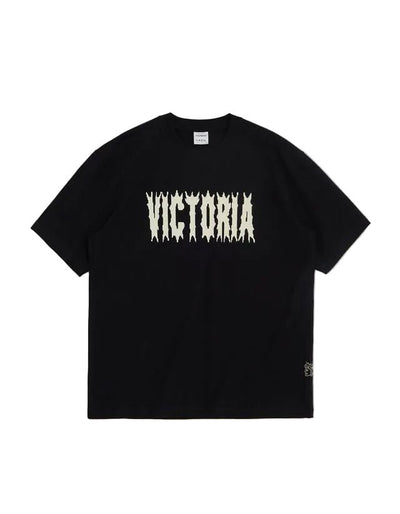 Victoria HK Spikey Tee – Black