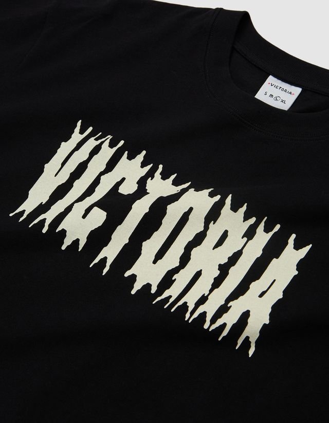 Victoria HK Spikey Tee - Black - Gallery Streetwear