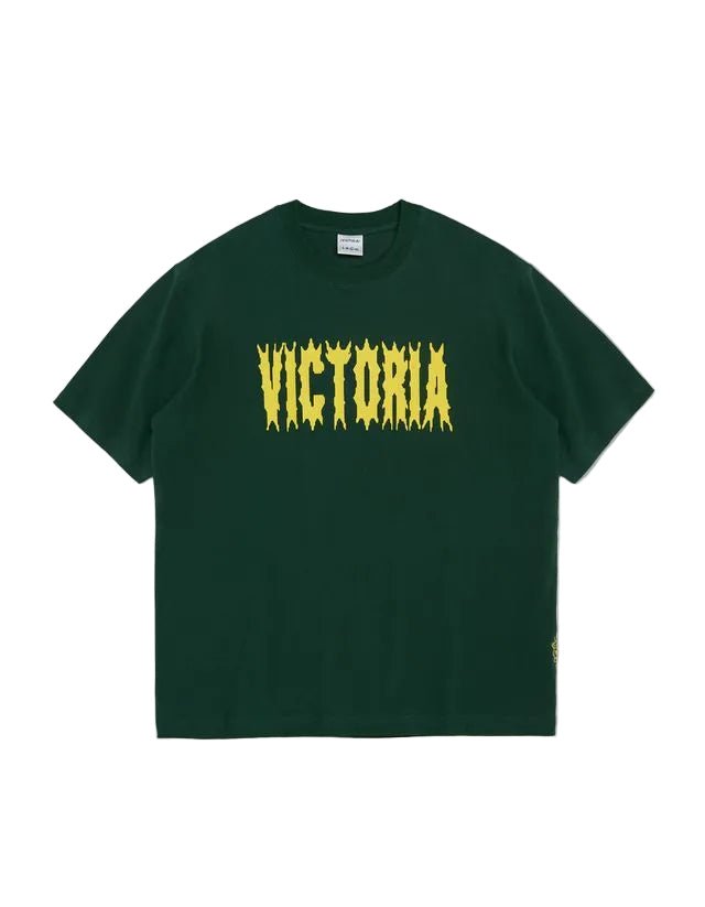Victoria HK Spikey Tee - Green - Gallery Streetwear
