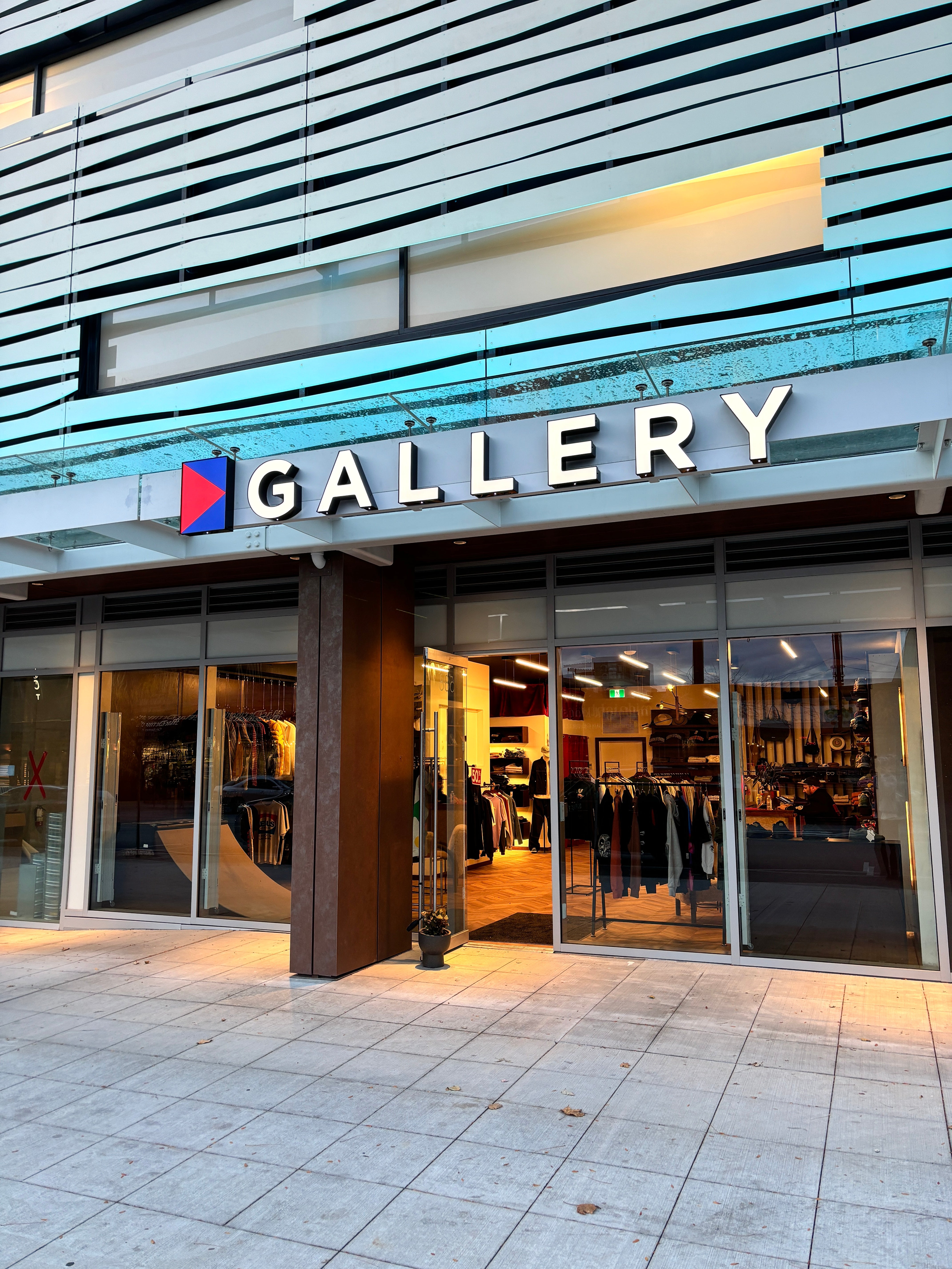 Gallery Streetwear Canada storefront featuring curated streetwear brands, highlighting in-store and online shopping experience in Kelowna, BC