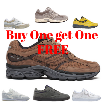 Buy One Get One FREE on Saucony and Reebok Shoes