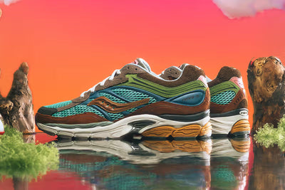 Saucony sneakers available at Gallery Streetwear in Kelowna — featuring ProGrid Omni 9, Grid Aura, and Saucony lifestyle shoe collection