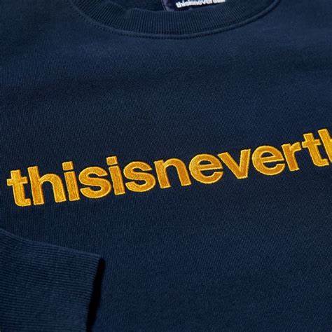 thisisneverthat crewneck sweatshirt blue