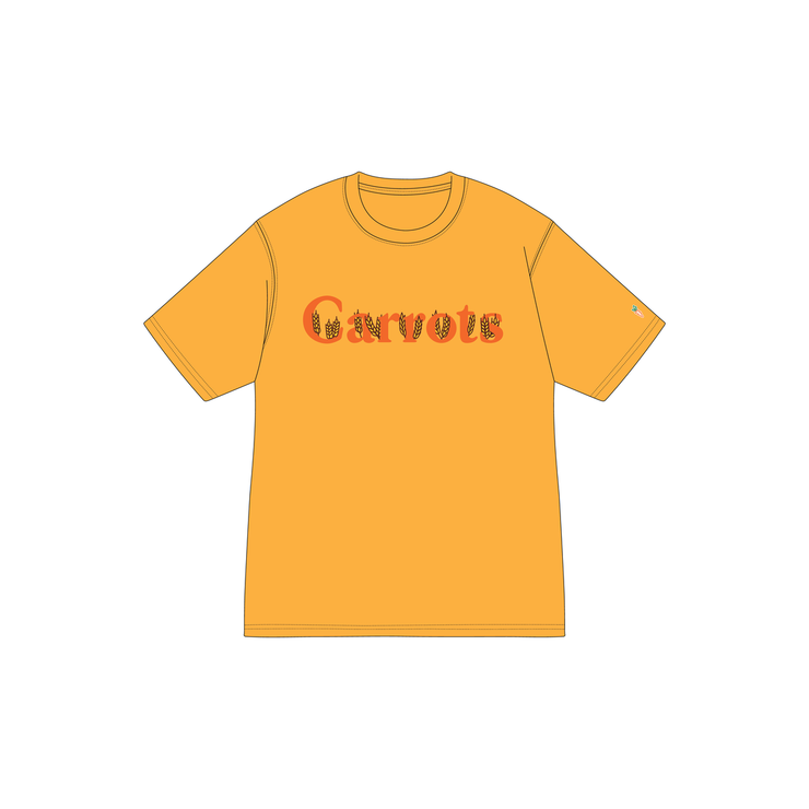 CARROTS WORDMARK TEE SQUASH - Gallery Streetwear