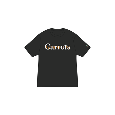 CARROTS WORDMARK TEE BLACK - Gallery Streetwear