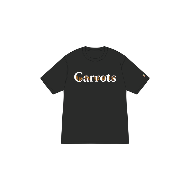 CARROTS WORDMARK TEE BLACK - Gallery Streetwear