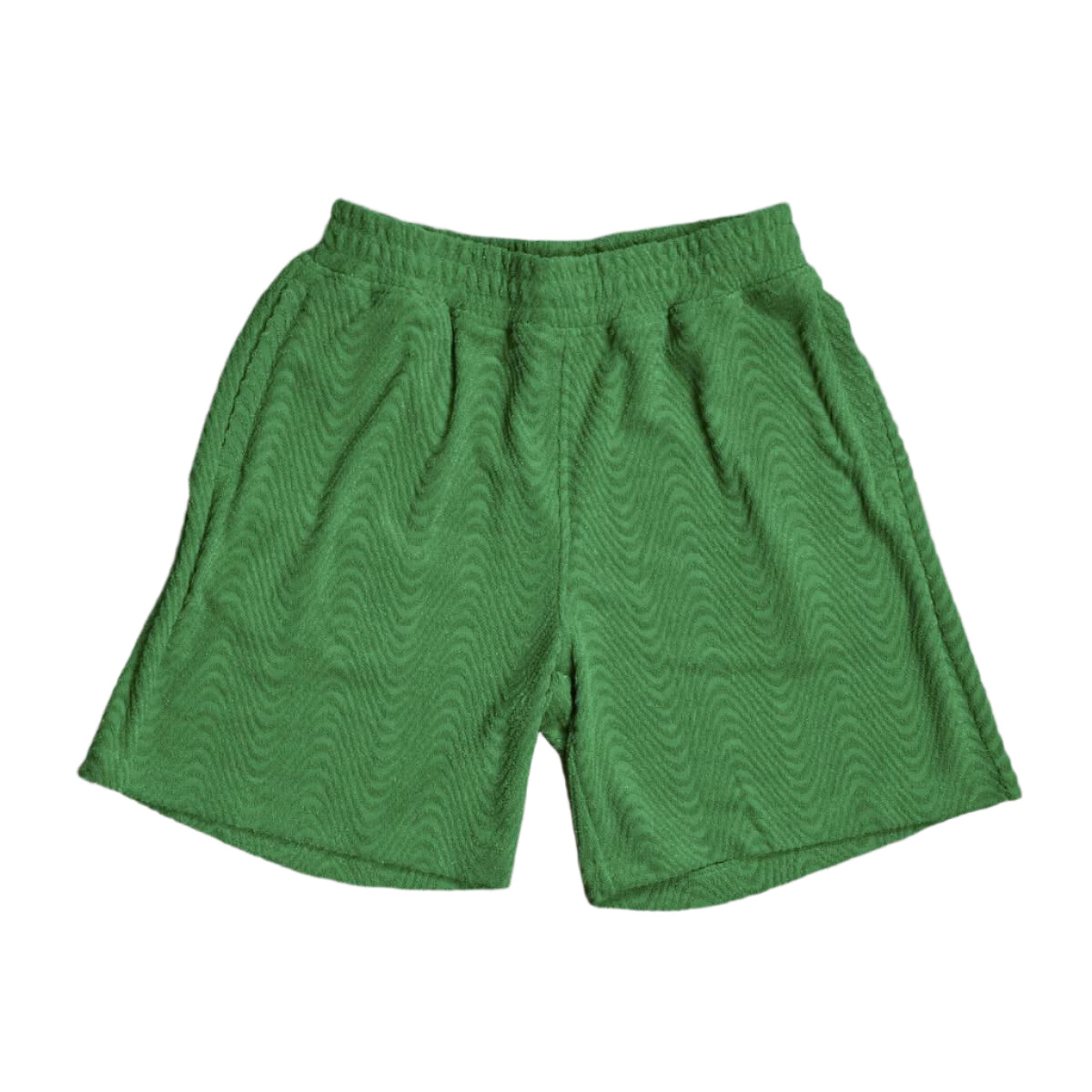 PLEASURES ZEN TERRY SHORTS- GREEN - Gallery Streetwear