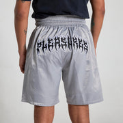 PLEASURES ANYWHERE MUAY THAI SHORTS-GREY - Gallery Streetwear