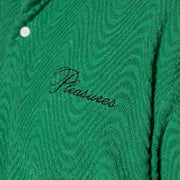 PLEASURES ZEN TERRY BOXY POLO- GREEN - Gallery Streetwear