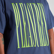 PLEASURES HEAVYWEIGHT SHIRT- NAVY - Gallery Streetwear