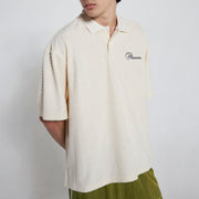 PLEASURES ZEN TERRY BOXY POLO - Gallery Streetwear