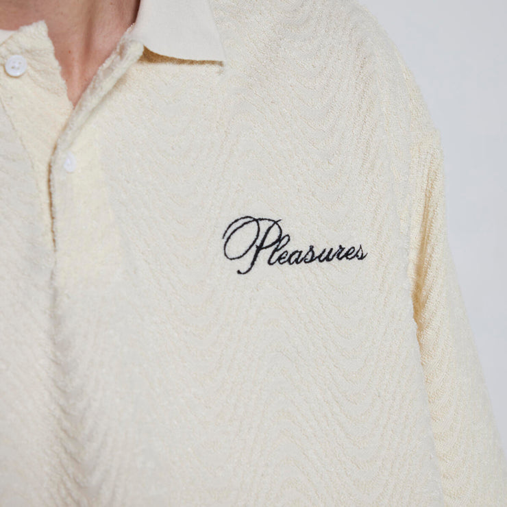 PLEASURES ZEN TERRY BOXY POLO - Gallery Streetwear