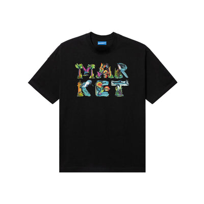 MARKET ISLAND LIFE TEE BLACK - Gallery Streetwear